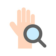 手相鑑定のイラスト